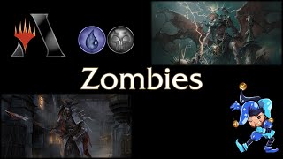 Black Blue Zombies  Standard Magic Arena Deck  November 13th 2021 [upl. by Ahsiele]