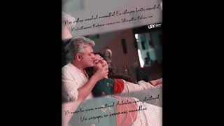 AGALATHEY SONG WHATSAPP STATUS NERKONDA PAARVAI MOVIE SONGS THALA SONGS [upl. by Hollyanne425]