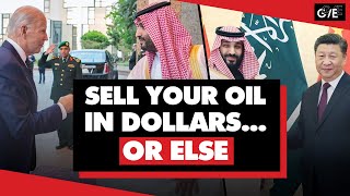 US pressures Saudi Arabia to sell oil in dollars not Chinese yuan [upl. by Aniehs]