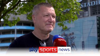 Steve Howey reacts to Manchester Citys Champions League win [upl. by Bondon153]