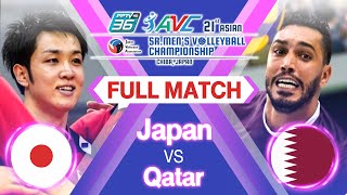 Japan vs Qatar  Full Match  PPTV 2021 Asian Sr mens JVA Volleyball Championship  Pool A [upl. by Maccarone]