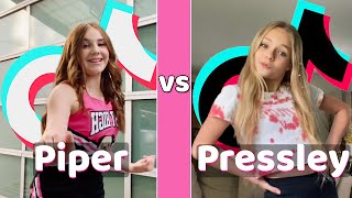 Piper Rockelle Vs Pressley Hosbach TikTok Dances Compilation October 2020 [upl. by Sidnak40]