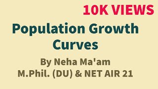 Population Growth Curve Ecology [upl. by Malena]