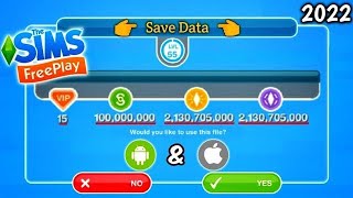 The Sims FreePlay Cheat  Simoleons Lps Sps VIP 15 And Max LVL 55  Ios amp Android 2022 [upl. by Fisk858]