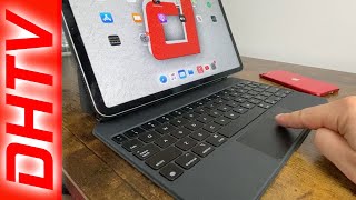 How To Use iPad Magic Keyboard  Tutorial Tips and TrackPad Gestures [upl. by Gershom]