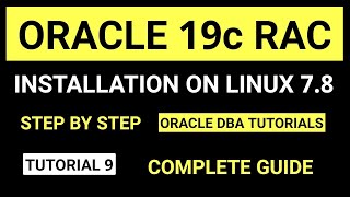 Oracle 19c RAC installation on Linux step by step complete guide [upl. by Nessi]