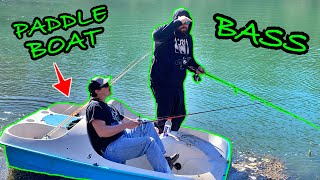 Paddle Boat Bass Fishing Spring Bass Fishing and Pond Management [upl. by Ssitruc]