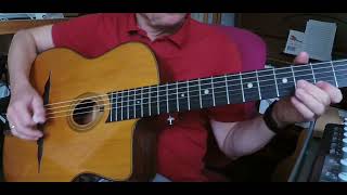 Gypsy Guitar Saga Gitane DG255 [upl. by Ahsil578]