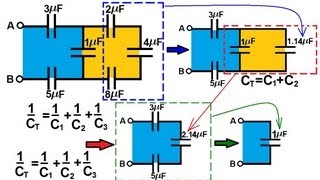 Physics 39 Capacitors 5 of 37 Capacitors in Series and Parallel 34 [upl. by Ecissej]