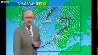 BBC Michael Fish 15th October 1987 hurricane forecast full version [upl. by Kadner]