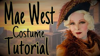 Mae West Costume and make up tutorial This is Cal OWeen [upl. by Harrington]