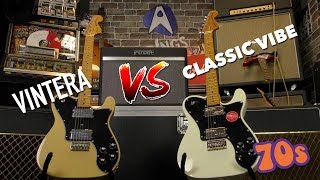 Fender VS Squier The 70s Deluxe Tele Comparison [upl. by Domph]