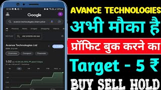 Avance technologies latest News  Avance technologies Share Price  Share Markets  stock Market [upl. by Swithbert]