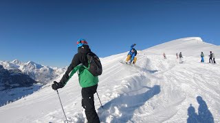 Skiing Flaine January 2023  GoPro Hero 7 [upl. by Ritchie]