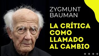 Entrevista a Zygmunt Bauman La crítica como llamado al cambio [upl. by Palmore]