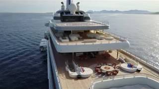 Up Close Look at Eclipse 500 million Super Yacht  2nd Biggest In The World [upl. by Avahc]