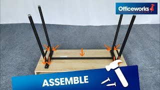 How to assemble the Bergen Desk [upl. by Eyatnod973]