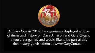 Gary Con 2014 History on Dave Arneson amp Gary Gygax [upl. by Shaefer]