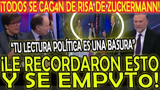 ¡TODOS SE CAGN DE RISA DE LEO ZUCKERMANN LE RECORDARON ESTO Y SE EMPVTO quotTU OPINION ES BASURAquot [upl. by Arnold]