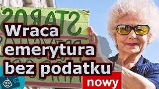 Emerytury bez podatku wracają Nowa emerytura w Sejmie waloryzacja podwyżka [upl. by Nyraa]