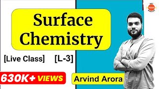 L3 Freundlich Isotherm  Effect of Temperature amp nature of Adsorbate on Adsorption  NEET JEE [upl. by Ana]