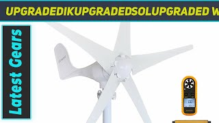 Pikasola Wind Turbine Generator Kit 400W 12V with 5 Blade  Short Review [upl. by Assenahs916]