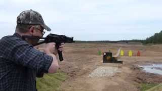 shooting 9mm VityazSN PP1901 submachine gun [upl. by Yllak238]