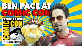 Professor Puppet and Ben Pace at Comic Con 2014 [upl. by Leda]