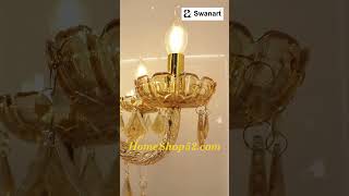 Gold Crystal Chandelier for Sophisticated Homes [upl. by Mosier]