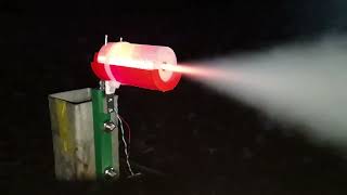 fully 3d printer polymer rocket engine test 5 [upl. by Lliw]