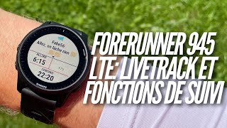 Garmin Forerunner 945 LTE LiveTrack et messages de spectateurs [upl. by Willow511]