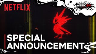 Netflix x CDPR x Cyberpunk  Special Announcement  Netflix [upl. by Arihsa]