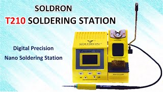 SOLDRON T210 SOLDERING STATION  T210  Nano Soldering Station [upl. by Nuaj]