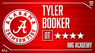 Alabama 2022 Signees 4star OT Tyler Booker Highlights [upl. by Atsyrc]