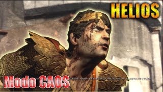 Helios en modo CAOS Chaos  Como derrotar a helios GOW3 muerte de helios [upl. by Naginnarb712]