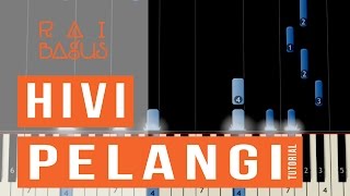 Hivi  Pelangi Piano Tutorial Sheet Music [upl. by Sass]