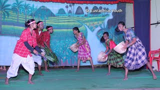 folk dance by St Eustachius Church Youth 2023😍 [upl. by Nyliram618]