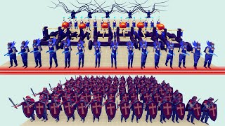 HALOWEEN ARMY vs 100x MELEE ARMY  Totally Accurate Battle Simulator TABS [upl. by Neveda196]