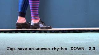 How to do an easy Irish jig step  JIG TASTER [upl. by Annay185]