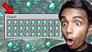 I FINALLY FOUND DIAMONDS IN MINECRAFT part 2 [upl. by Egarton]