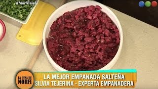 Receta Empanada salteña  La Peña de Morfi [upl. by Adah28]