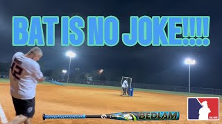 2024 Worth Bedlam Phil Matte 135quot XL USSSA Slowpitch Softball Bat Review [upl. by Grube]