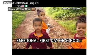 ITS OUR BABIES FIRST DAY OF SCHOOL AND THIS PREGNANT MAMA BROKE DOWN  FAMILIA PABLANU [upl. by Uehttam]