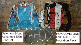 Running Vests for the Long Race Salomon SLab 12 Hoka Evo Race UD [upl. by Ardried]