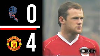 Bolton Wanderers v Manchester United  Highlights  20062007 [upl. by Olsson779]