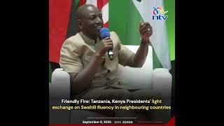 Kenya vs Tanzania Presidential Banter Ruto and Samia Suluhu defend their countries [upl. by Anined151]