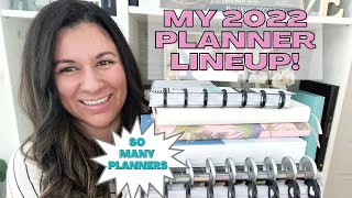 MY 2022 PLANNER LINEUP  HAPPY PLANNER ARCHER amp OLIVE THE FABULOUS PLANNER [upl. by Aryahay247]