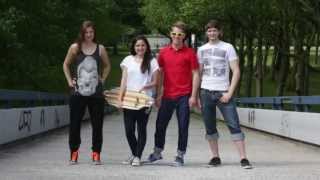 Tchibo Kollegen testen F2 Longboard [upl. by Ellessig614]