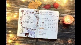 Mein Oktober im Bullet Journal  Bujo Flipthrough  Herbstimpressionen  deutsch [upl. by Durgy923]