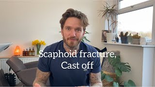 Scaphoid fracture recovery  4 weeks after surgery [upl. by Rebmeced]